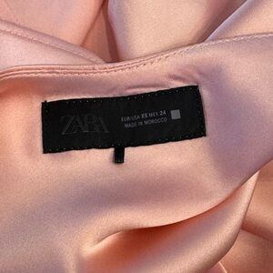 Zara Blush Pink Satin Material